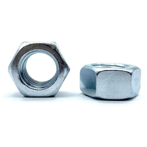 Ecrou 50 Ecrou Hexagonal M6 5mm x 10mm Acier Galvanisé DIN 934 Écrou M6 pour Boulons et Écrous, Éléments d'Accouplement, Réglage et Fixation Intérieur et Extérieur