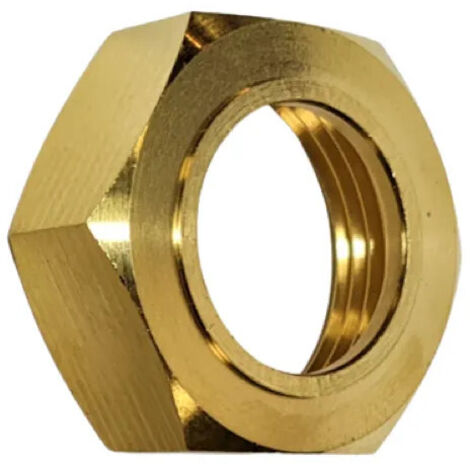 Écrou 6 pans collet battu laiton 20X27 - 18