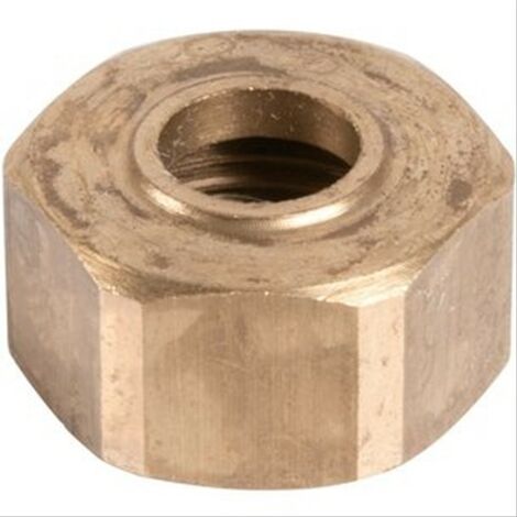 Ecrou 6 pans en laiton Diam8 F3/8