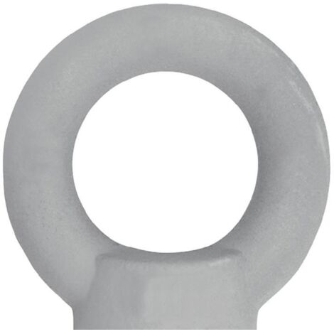 Écrou à anneau DIN 582 filetage M6 acier C15 galvanisé