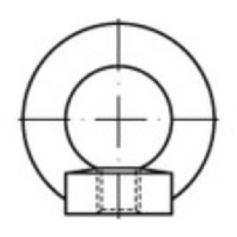 Écrou à anneau M20 N/A TOOLCRAFT 109404 acier 1 pc(s)