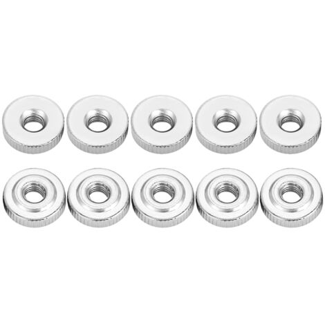 [Écrou à collet] [10Pcs] [GB807] [M4 M5 M6 M8 M10] Écrous à main filetés Nickelés