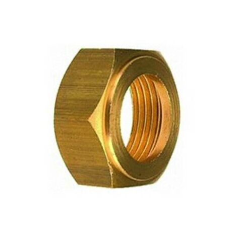 Écrou à collet battu laiton - 1/2'' - 10 mm - DUMONT