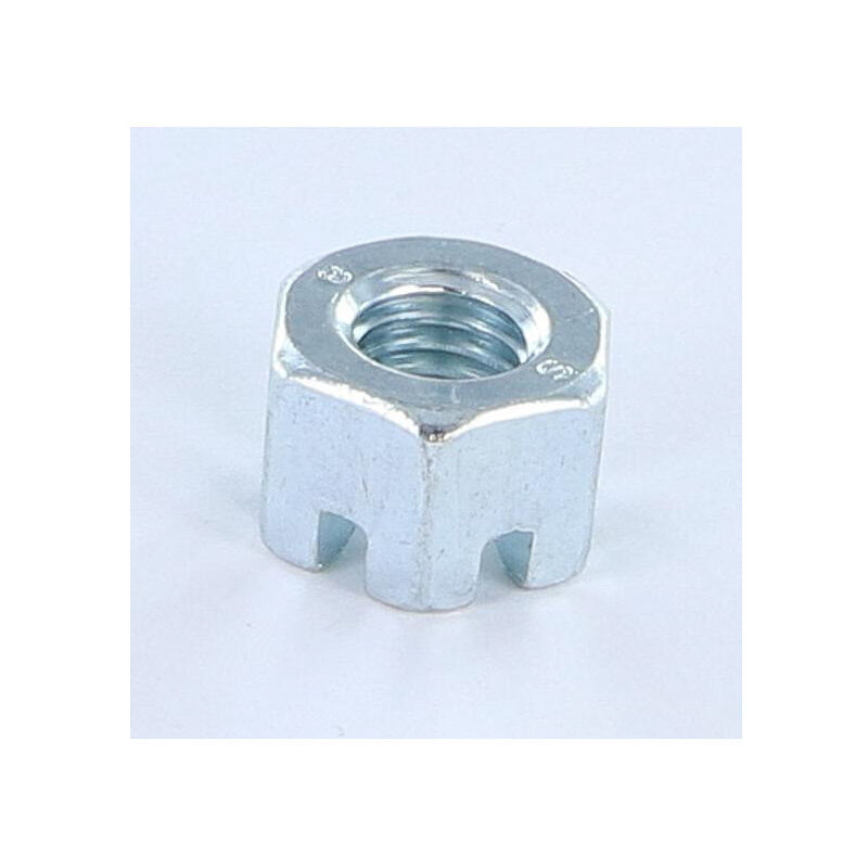 Ecrou à creneaux hk M36 degage Acier zingué-5 pièces