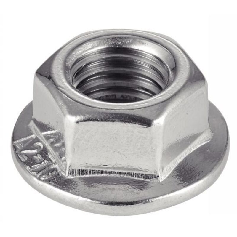 Image of Dado di base dentellato - Acciaio inox A2 M5 - Confezione da 200 pezzi