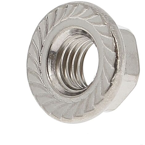 Ecrou A Embase Crantée M10 Inox A4 DIN 6923