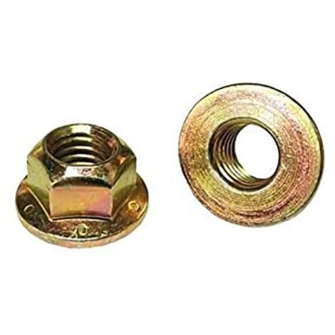 Écrou à embase, Filetage 1/2-20 RS PRO, en Acier ( Prix pour Paquet de 50 )