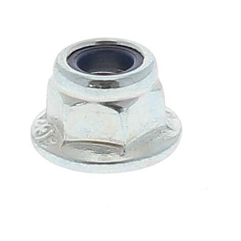 Ecrou A Embase Nylstop M12 Zingué DIN 6926