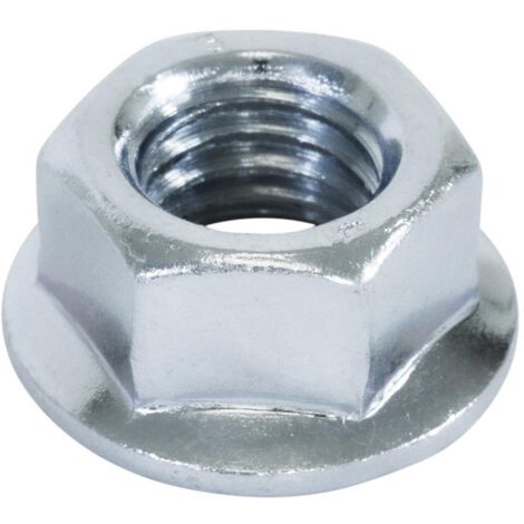Écrou à embase – Radix – M12 – Acier zingué classe 8 – DIN 6923 (100 pièces)