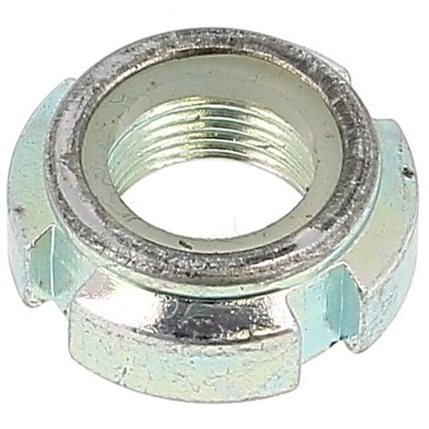 Ecrou A Encoches Bague Nylon M55 Pas 200 Zingué Type Cn