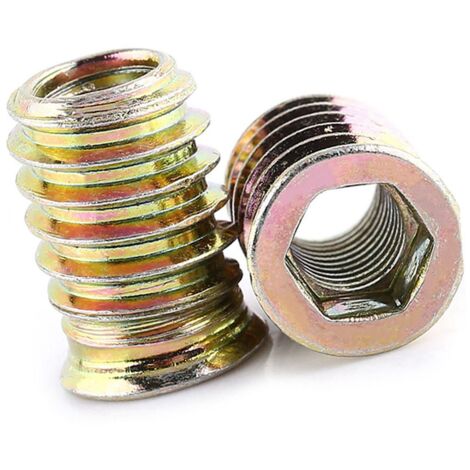 Écrou à insert en bois, écrou hexagonal à douille pour fixation de meubles (M820mm)