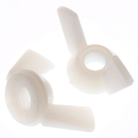 Ecrou à oreilles Nylon, M6 ( Prix pour Sachet de 25 )