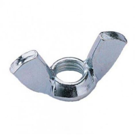 Ecrou a Oreilles Serie Eo Acier Zn Blanc M12 Bte 100 Viswood