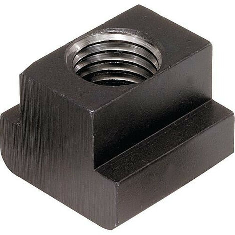 Ecrou a rainure en T rainure 18 mm noir
