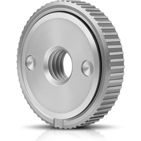 Écrou à serrage rapide SDS Dispositif de serrage pour toutes les meuleuses d'angle à filetage M14 des marques AEG, Black & Decker, Dewalt, Flex, Hitachi, Metabo, Makita