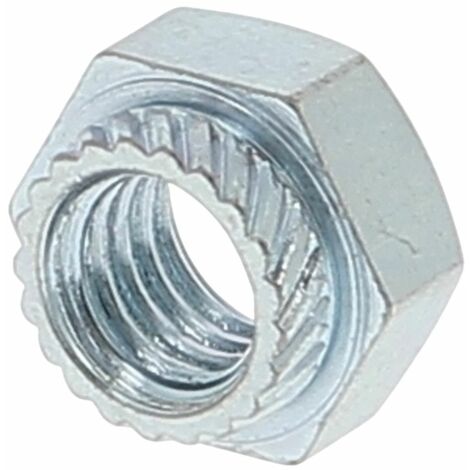 Ecrou A Sertir Hexagonal M8 Zingué
