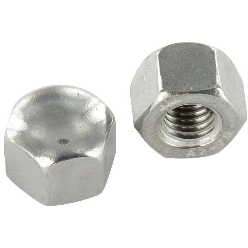 Ecrou Borgne Hexagonal bas Inox A2 M8-200 pièces
