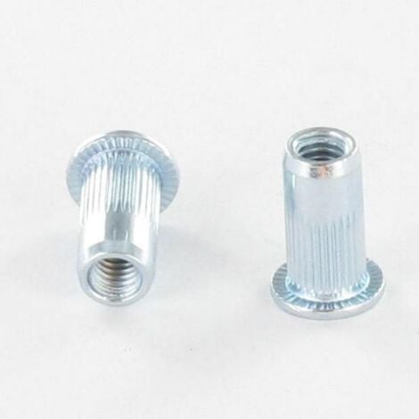 Rivet Nut - Inserts filetés 200pcspcs M3, M4, M5, M6 Inox aveugle