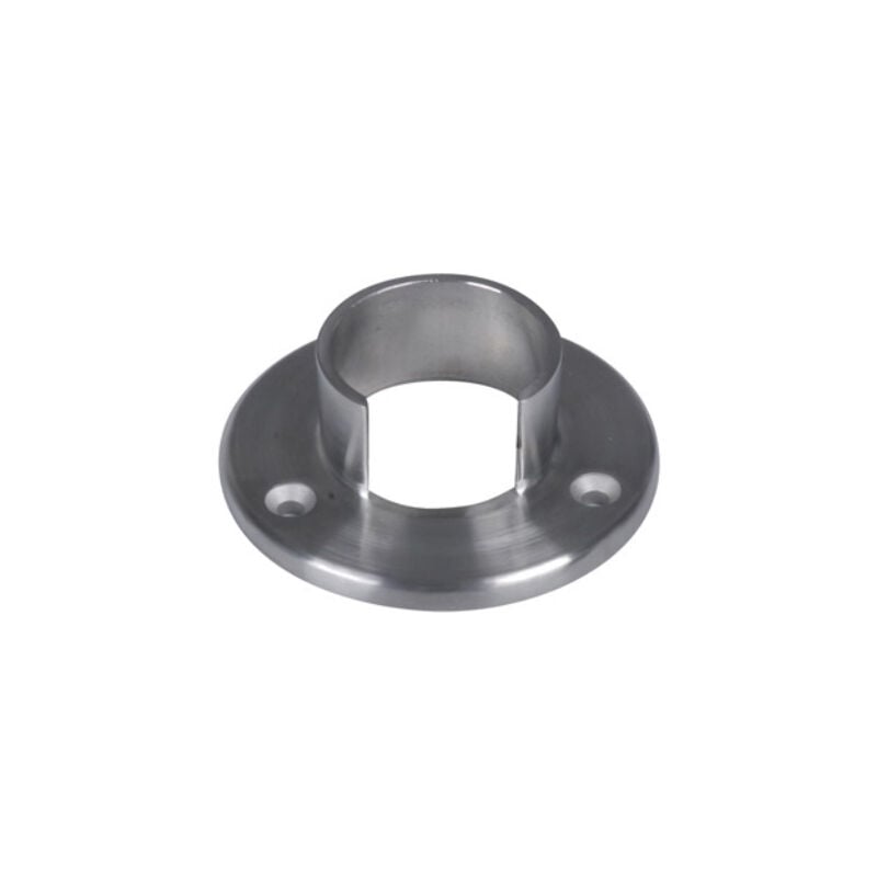 Deco Fer Forge - qualite francaise] - Fixation murale pour Tube Ø42.4 avec verre - inox 304