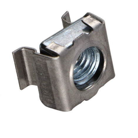 Ecrou acier zingué cage inox C4806B M6 Epaisseur tole 1.7 à 2.5-2000 pièces