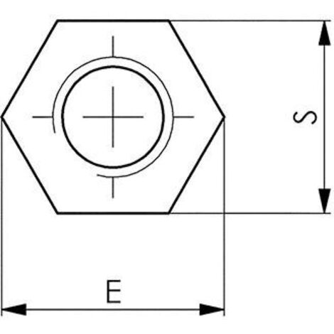 Écrou allongé DIN6334 M22/34 AMF 1 PCS