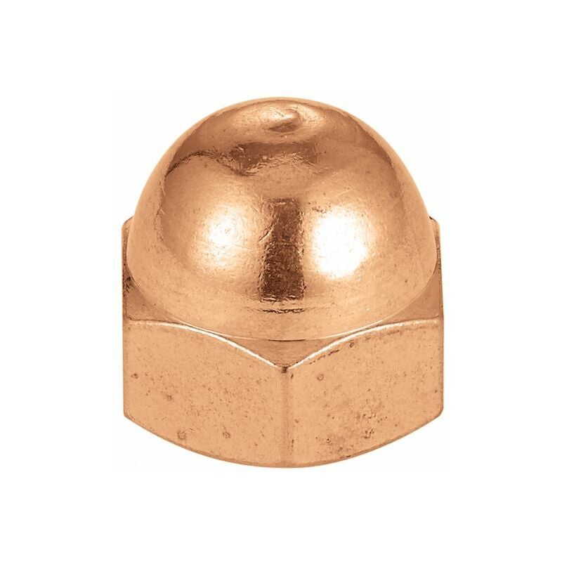 Acton - Ecrou borgne decolleté - Laiton M10 - Boîte de 50