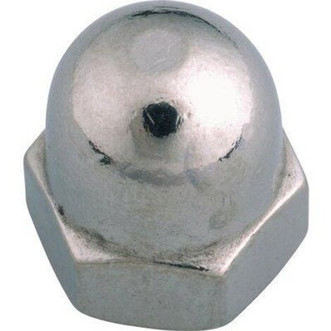 Écrou borgne Inox - diamètre 10 mm - Boîte de 50 - Viswood