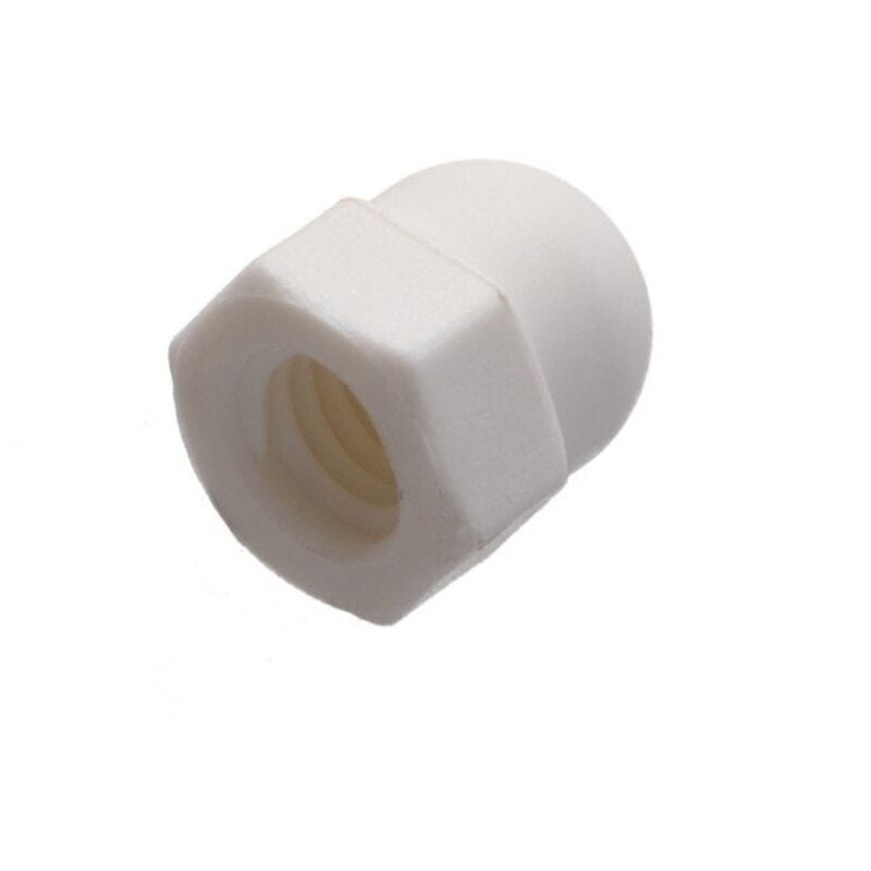 Vis Express - Ecrou Borgne Nylon Naturel Polyamide 6.6 M8-200 pièces