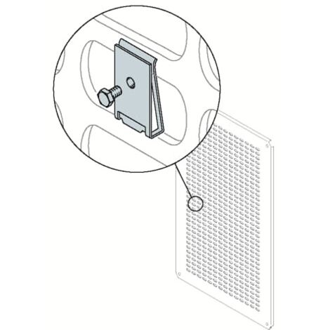 Écrou cage ABB, 100 x 100 x 40mm, Acier ( Prix pour 1 )