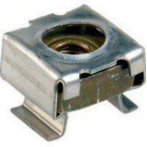 Écrou cage M6 pour fixation appareillage montage sur perforation carrée 8,3x8,3mm LEGRAND 036452