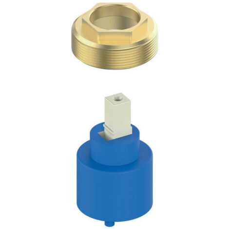 Ecrou cartouche complet, pour 51102/51109 chromé KEUCO