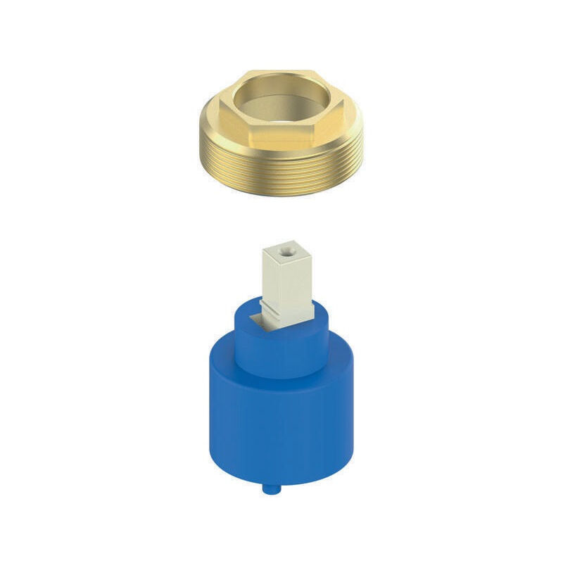 Ecrou cartouche complet, pour 51102/51109 chromé KEUCO