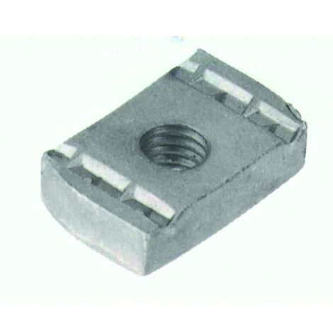 Ecrou coulissant de supportage - M8 - 34 x 19 x 6 mm - WALRAVEN