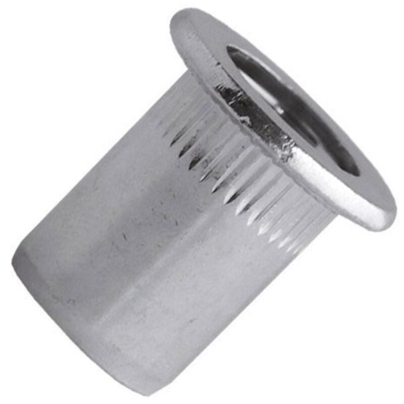 Ecrou à sertir acier tête plate M6 boite de 200 Scell-it