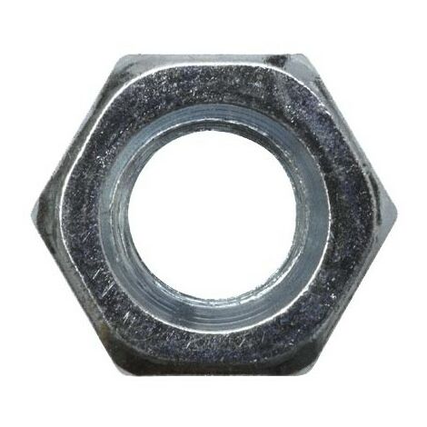 Écrou cylindrique zingué M12 – Lot de 10 unités – Filetage métrique pas standard pour boulons 12 mm – Vissage rapide avec clé 19 – SWG