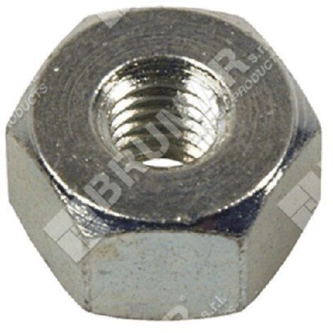 Ecrou de barre M6 x 1,00 hexagone 13 pour tronçonneuses ALPINA - CASTOR - CASTELGARDEN - COMPATIBLE GGP - 005860
