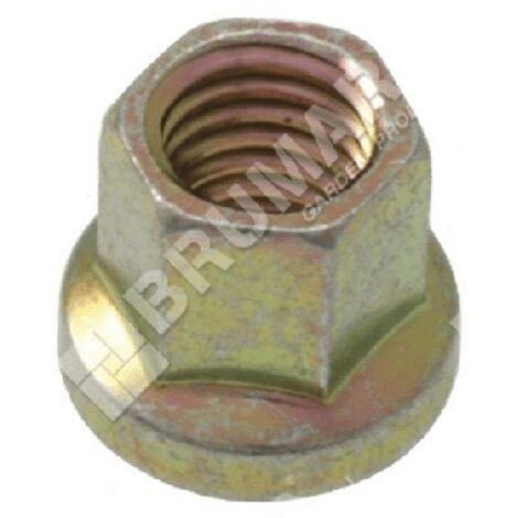 Ecrou de barre M8 x 1,25 hexagone 10 pour tronçonneuses OCHIAI - COMPATIBLE MAORI - 017855