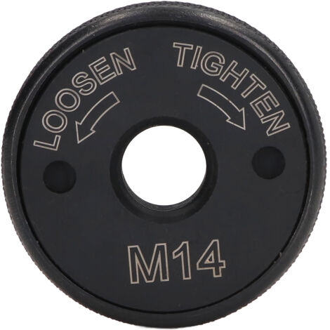 Écrou de bride de meuleuse d'angle autobloquant M14 45mm 40Cr, pièce de plaque de pression à dégagement rapide