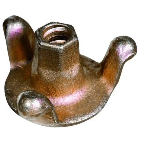 Ecrou de coffrage 3 ailes embase 65  - Ø 15/17 mm