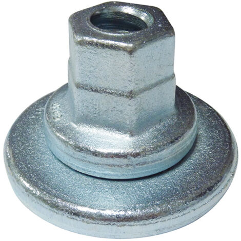 Écrou de coffrage acier forgé - rondelle flottante - tête 36/38 base 95 mm (tige ø 23 mm)