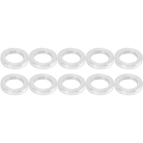 Écrou de Distance en Aluminium Alliage - 10x Bague Cylindrique 6mm OD, 4mm ID, Anodisé pour Support Structurel et Intervalle