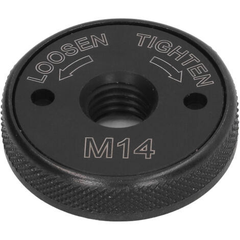 Écrou de Flasque Auto-Serrant M14 45mm pour Meuleuse Angulaire, Plaque de Pression en 40Cr à Libération Rapide