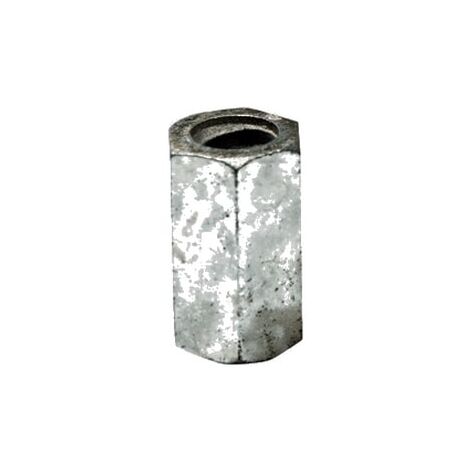 Ecrou de jonction 6 pans lg 50 mm - Ø 15/17 mm