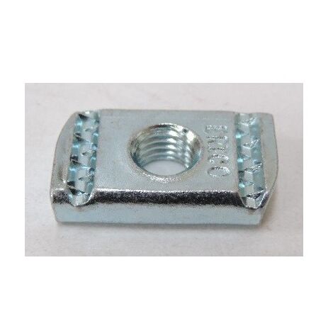 Écrou de profil sans ressort en acier M10 – Épaisseur 8 mm – Fixation solide pour applications industrielles – Erico