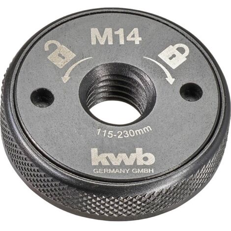 Écrou de serrage rapide 115 - 230 mm kwb 717700 D226672