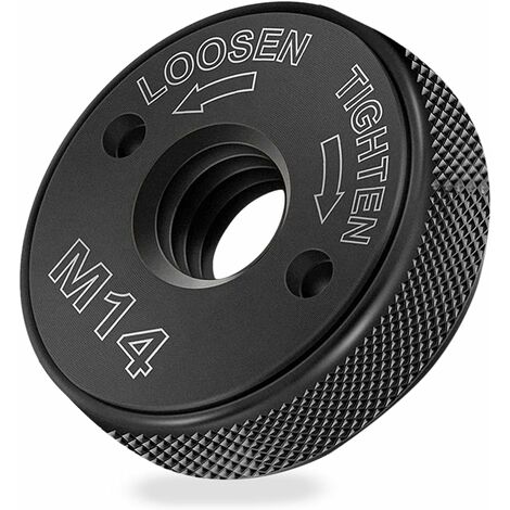Ecrou de Serrage Rapide M 14, Écrou à serrage rapide SDS Clic M14 Écrou de blocage SDS-clic M 14 pour meuleuse Bosch, Black&Decker, Dewalt, Flex, Hitachi, Metabo, Makita