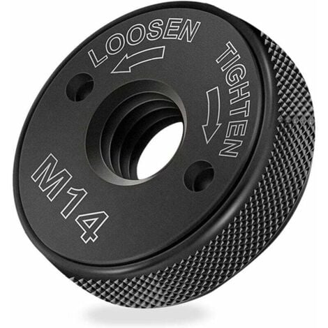 BASETBL Ecrou de Serrage Rapide M 14, Écrou à serrage rapide SDS Clic M14 Écrou de blocage SDS-clic M 14 pour meuleuse Bosch, Black&Decker, Dewalt, Flex, Hitachi, Metabo, Makita
