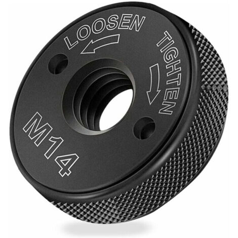 Ecrou de Serrage Rapide M14 Meuleuse,Serrage Rapide Accessoires de Meuleuses Angulaires pour Disque Diamant Meuler D'angle,Meule Abrasive,Bosch Black&Decker Metabo Dewalt Hichika einhell