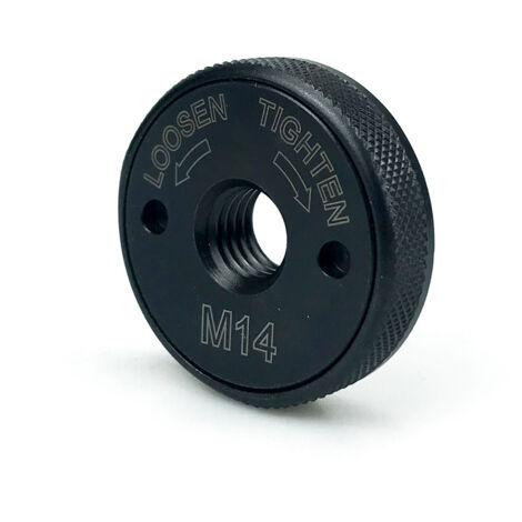 Écrou de Serrage Rapide M14 pour Meuleuse d‘Angle – Blocage Instantané et Portable (Noir)