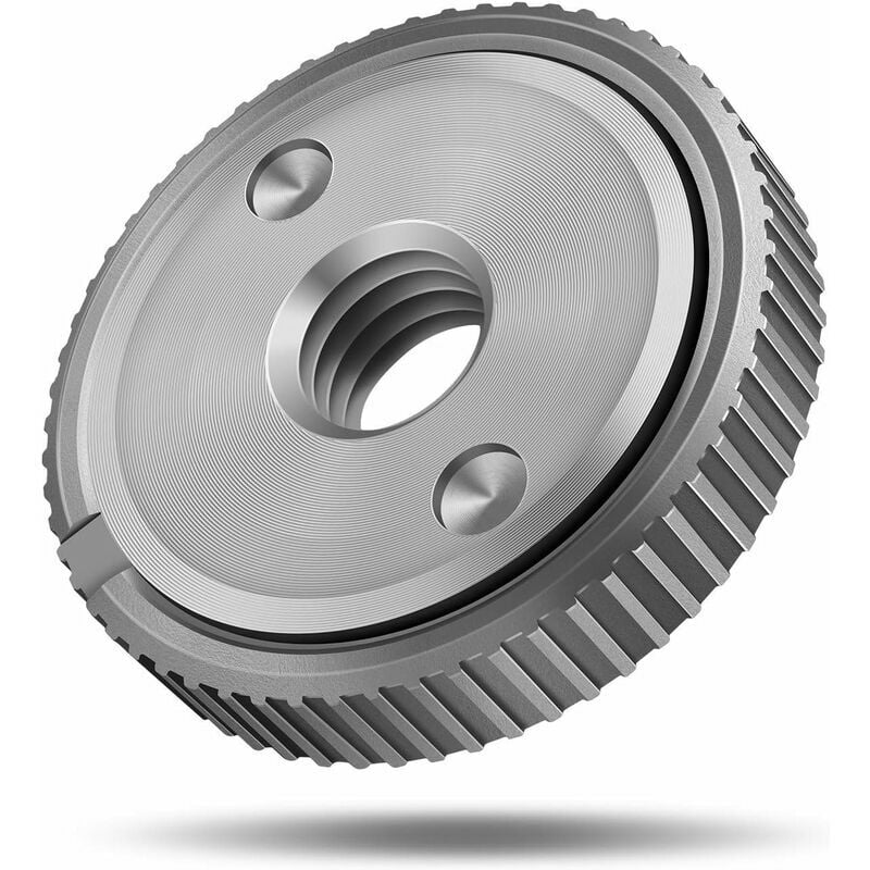 Crou de serrage rapide sds Clic M14, pour toutes les meuleuses d'angle aeg, Black & Decker, Dewalt, Flex, Hitachi, Metabo, Makita etc. (1x écrou de